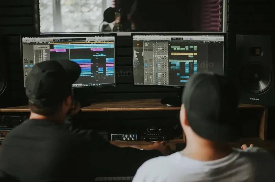 Voice-over recording